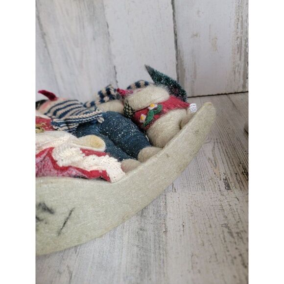 Mother Brown's snowman family fall figure home decor glitter - Picture 12 of 12